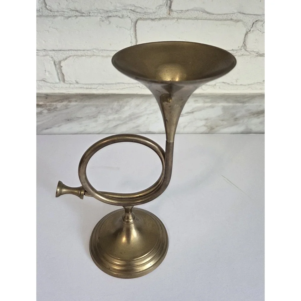 Vintage Gold Brass French Horn 9.5